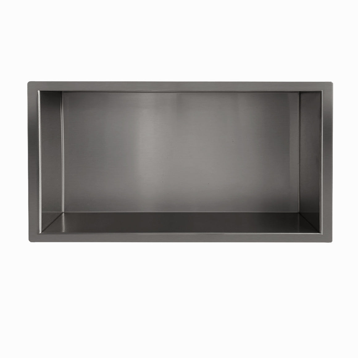 Wiesbaden Demis inbouwnis PVD 30 x 60 x 10 cm / Gunmetal - productfoto