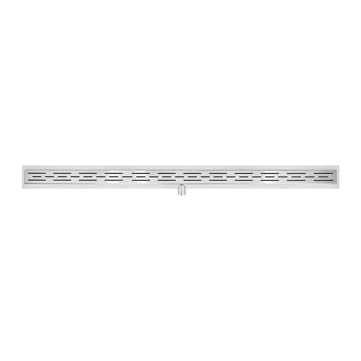 Xellanz Eco douchegoot met flens en rooster 120 cm RVS - productfoto