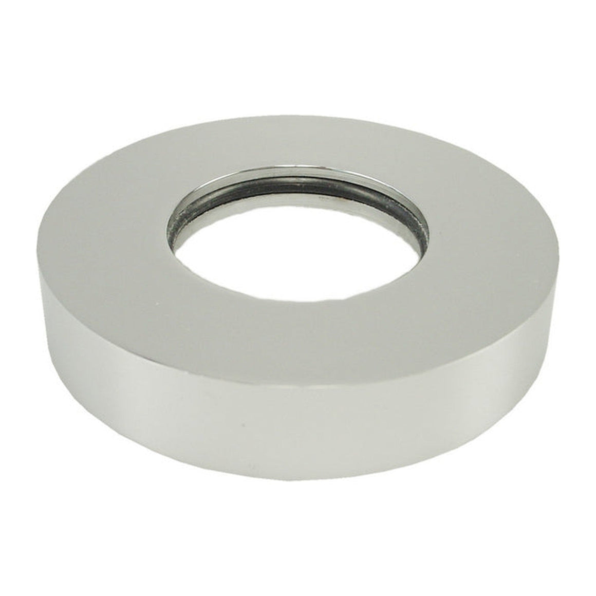 Wiesbaden UniMatch sifon rozet 32 mm x 65 mm chroom - productfoto