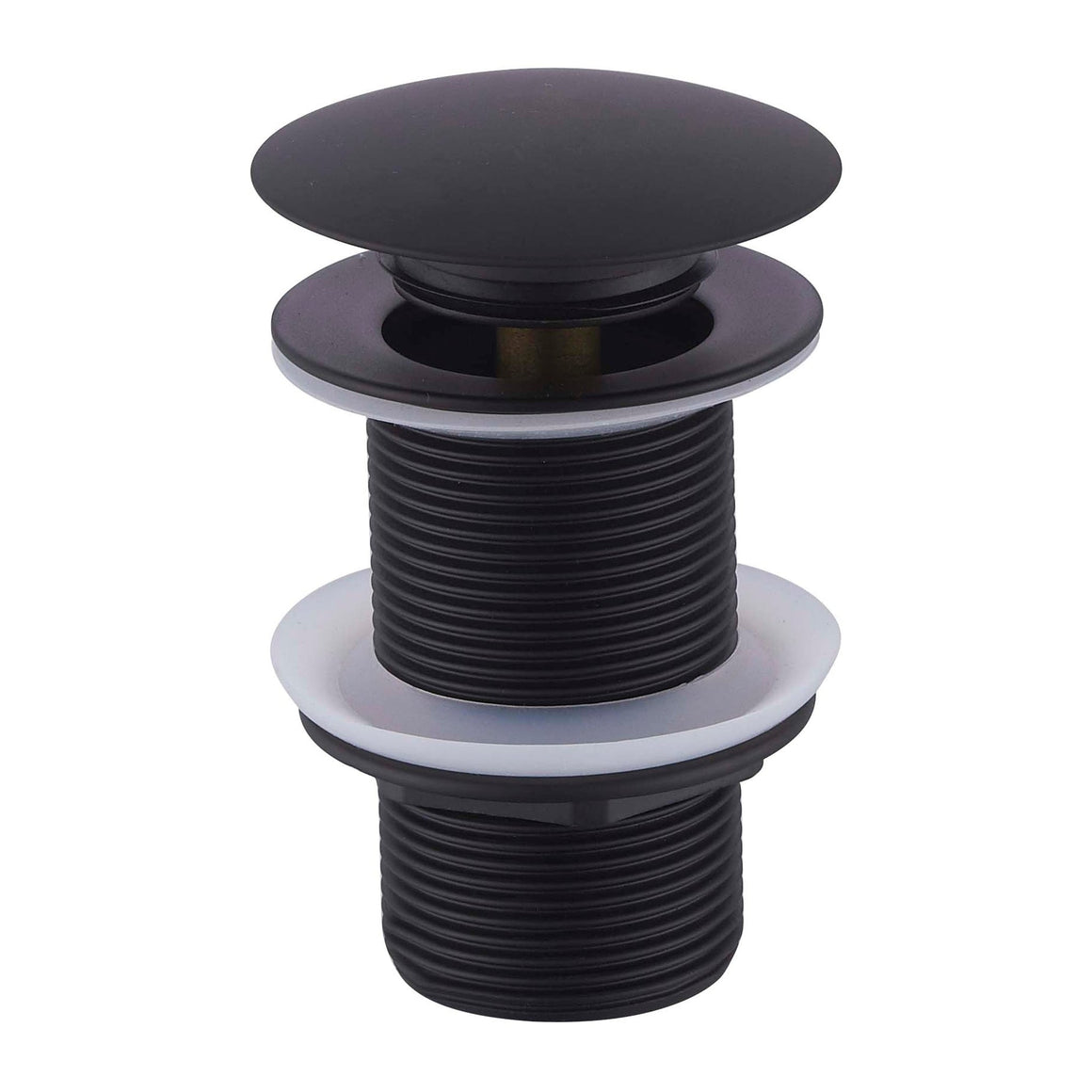 Wiesbaden UniMatch clickwaste afvoerplug verlengd mat zwart - productfoto