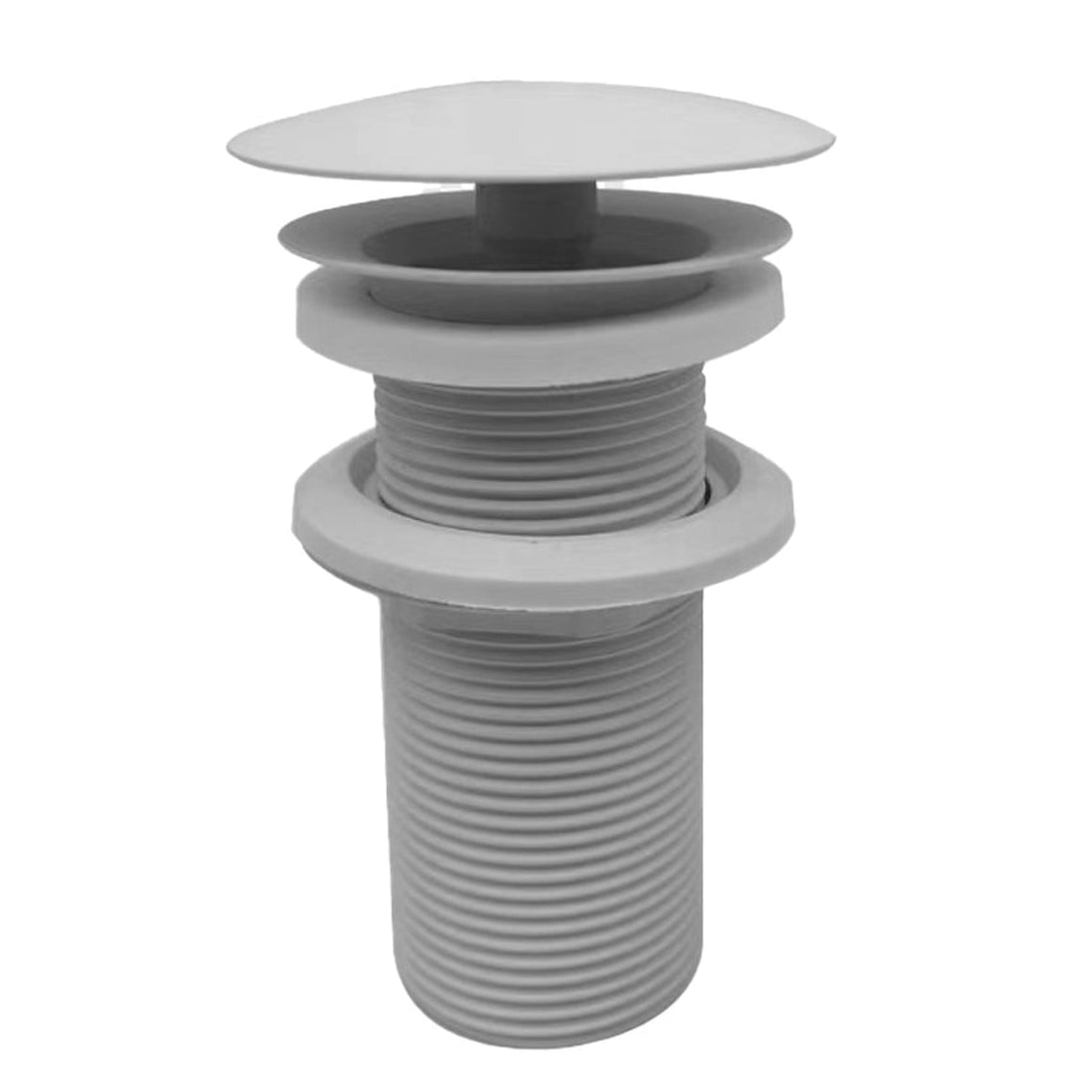 Wiesbaden UniMatch open afvoerplug verlengd mat wit - productfoto