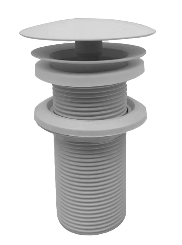 Wiesbaden UniMatch open afvoerplug verlengd mat wit - productfoto