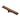 Wiesbaden douchegoot met flens en rooster geborsteld brons koper 80 cm - productfoto