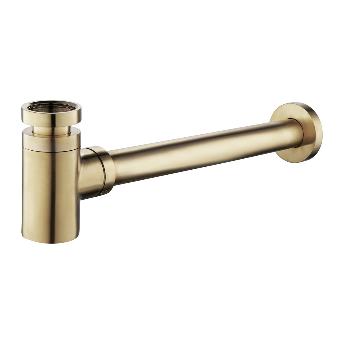 Wiesbaden UniMatch fonteinsifon 5/4" x 32 mm geborsteld messing PVD - productfoto