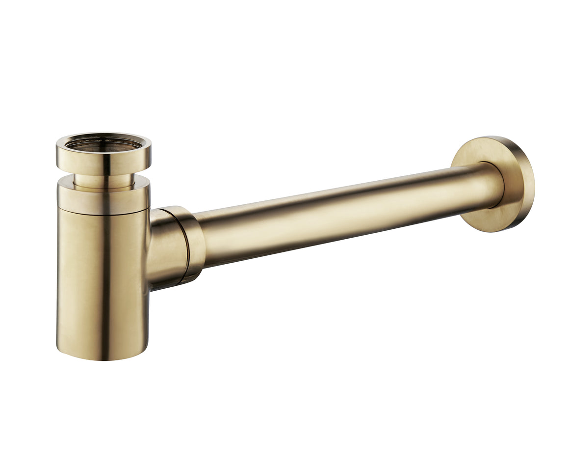 Wiesbaden UniMatch fonteinsifon 5/4" x 32 mm geborsteld messing PVD - productfoto