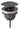 Wiesbaden UniMatch clickwaste afvoerplug gunmetal - productfoto