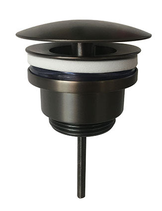 Wiesbaden UniMatch open afvoerplug gunmetal - productfoto