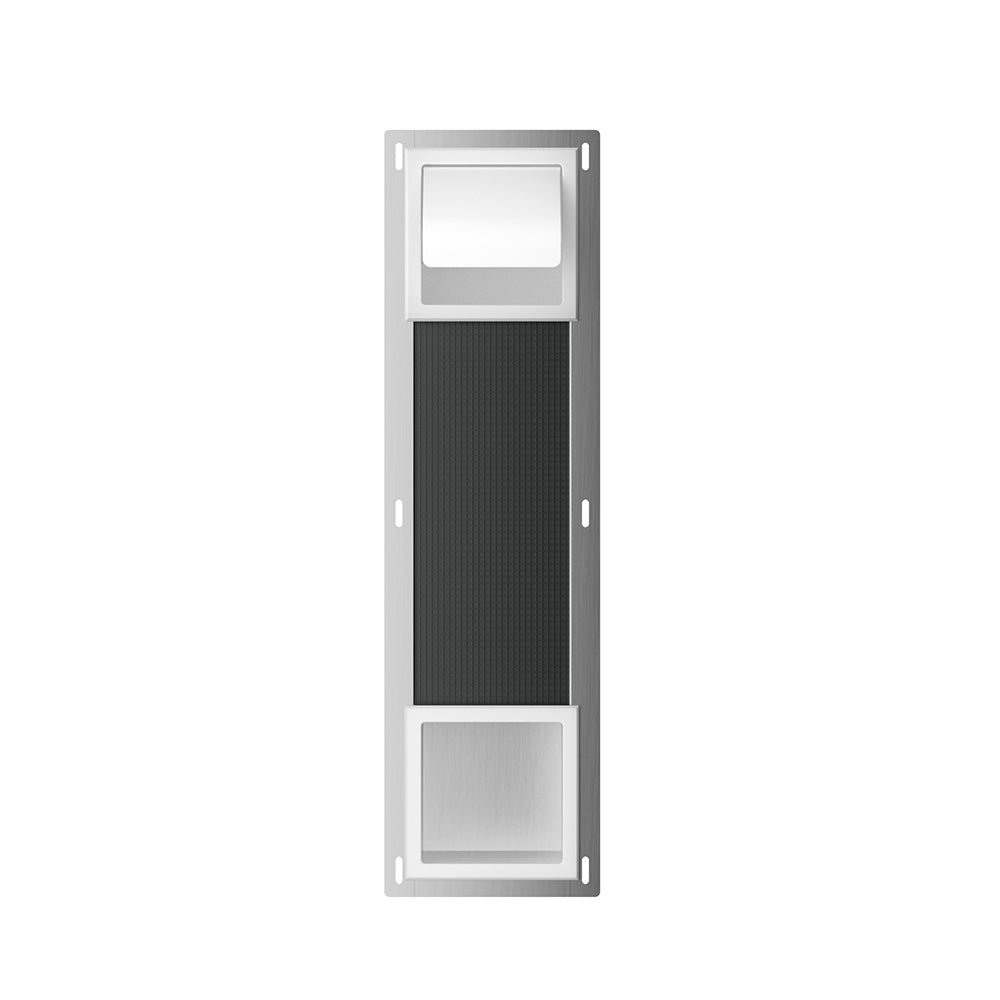 Xellanz Rocko toiletrolhouder met klep en reserverolhouder Mat wit - productfoto