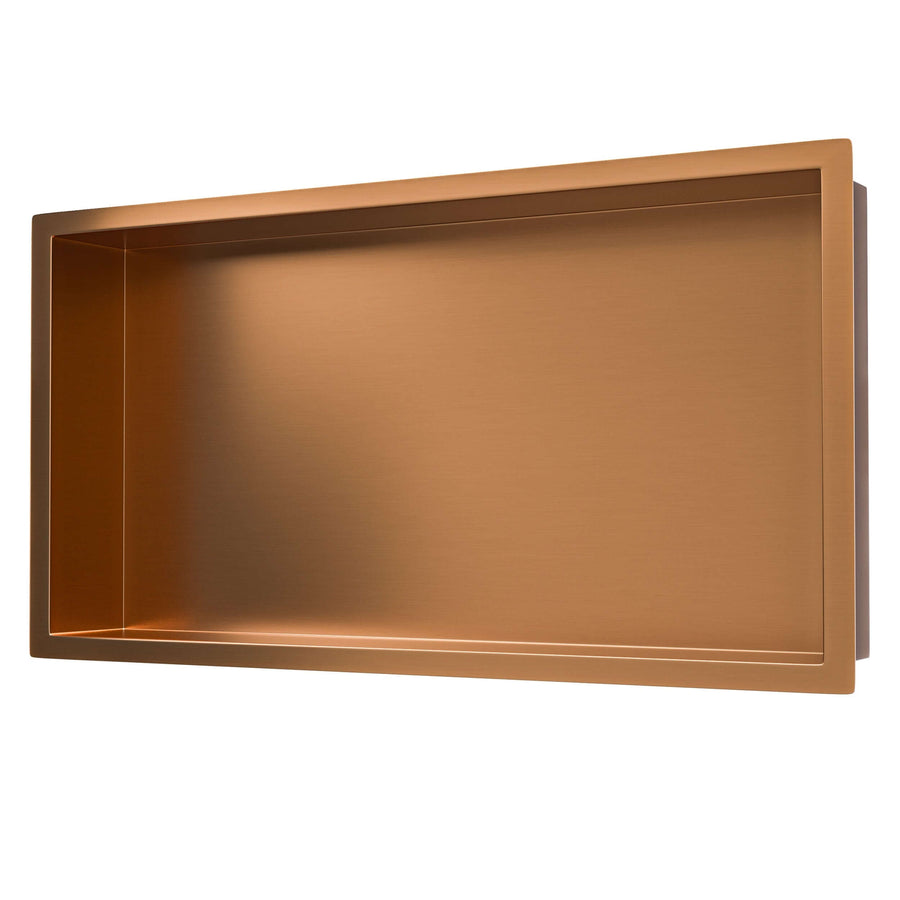 Novi Inbouwnis Wiesbaden 30x60x10 cm Geborsteld Brons Koper