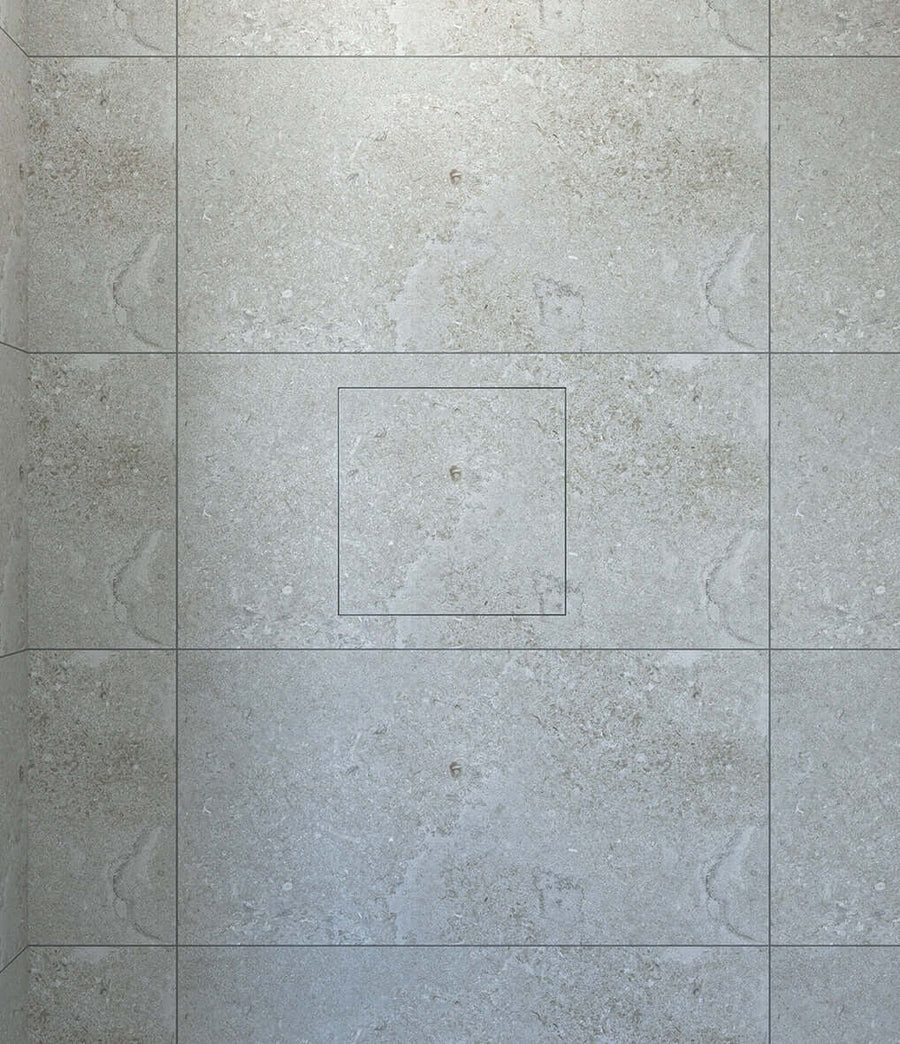 Demis Inbouwnis Wiesbaden 30X30X14Cm Betegelbaar RVS
