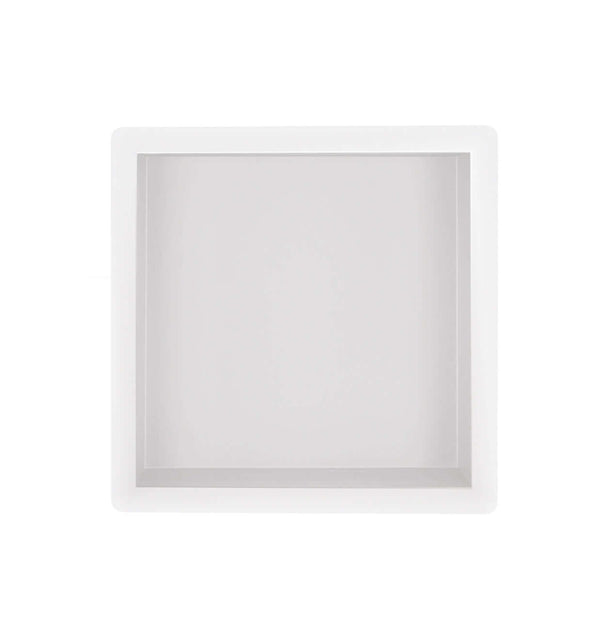 Demis encastrables 30 x 30 x 10 cm mat blanc