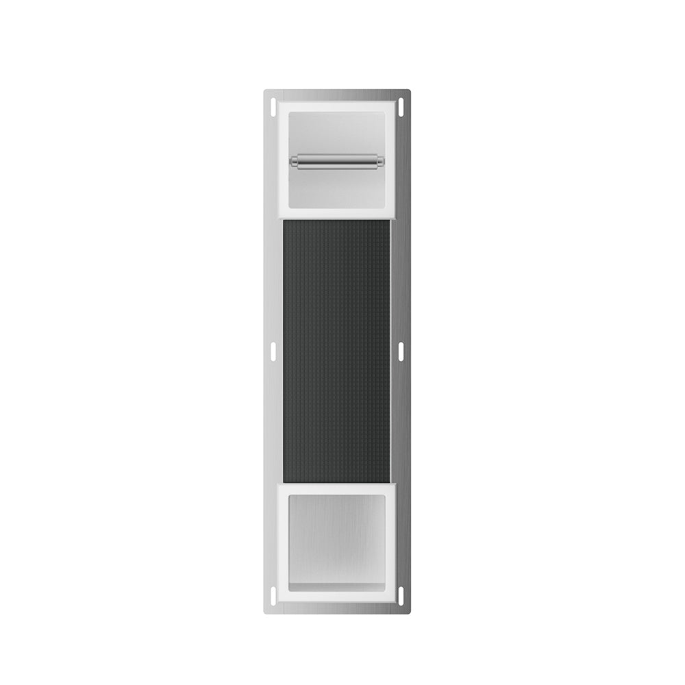 Xellanz Rocko toiletrolhouder zonder klep en reserverolhouder Mat wit - productfoto