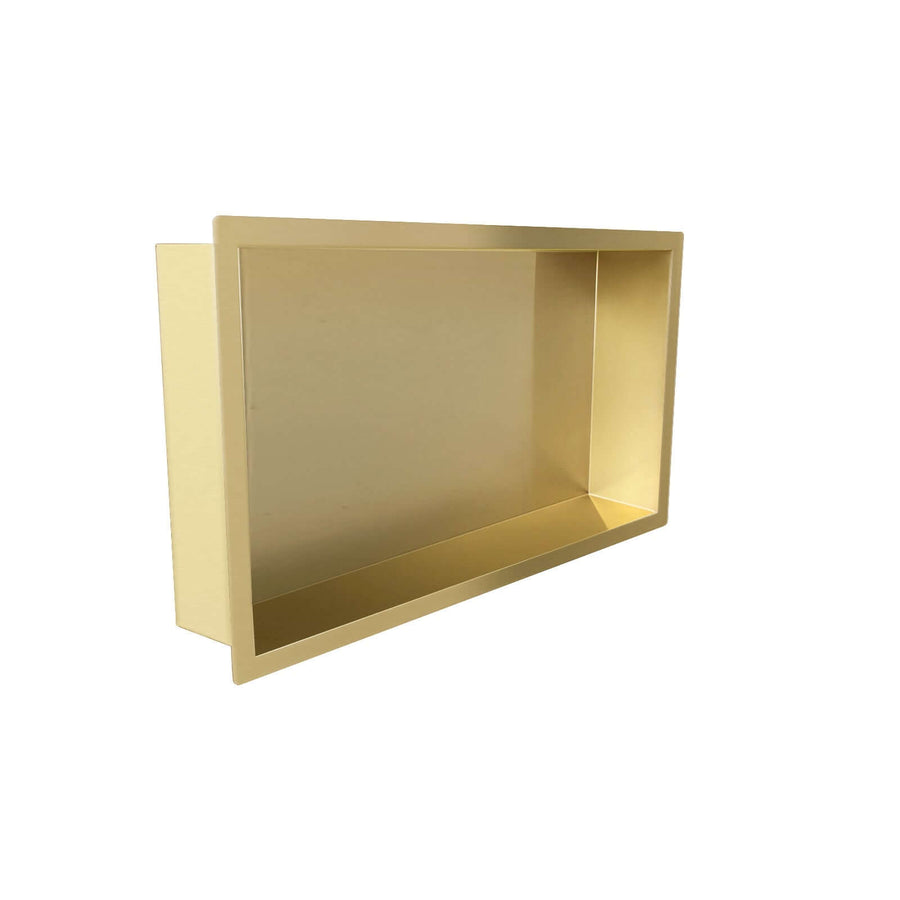 Excellence inbouwnis Wiesbaden 30X60X7Cm in geborsteld messing goud