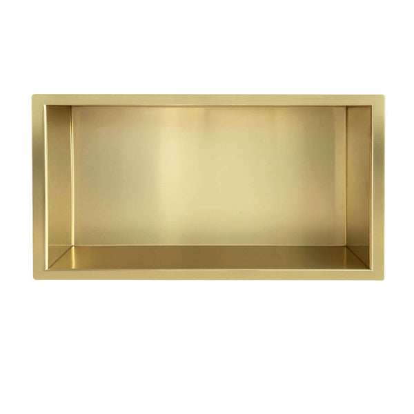 Demis encastrés 30 x 60 x 10 cm laiton brossé PVD
