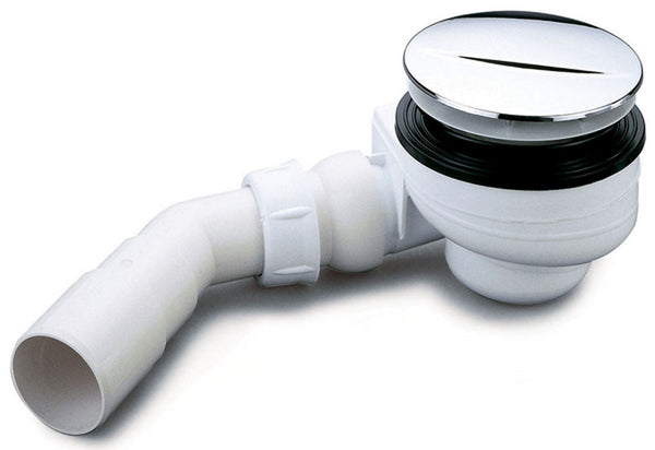 Siphon de receveur de douche Turboflow pour trou d'évacuation 90mm chrome