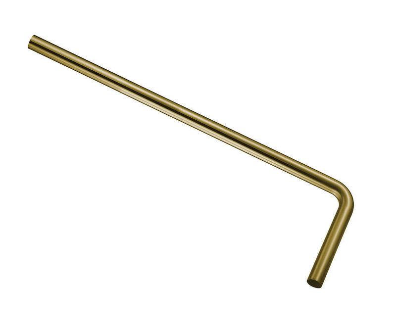 Gebürstetes Messing Gold Bodenrohr Wiesbaden 75X22 Cm