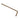 UniMatch vloerbuis 75 x 22 x 3,2 cm geborsteld brons koper PVD