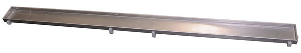 Grille de carreau pour caniveau de douche 90 x 7 cm inox