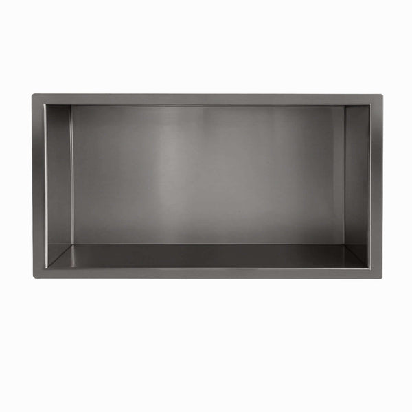 Novi Inbouwnis Wiesbaden 30X60X10Cm en Gunmetal