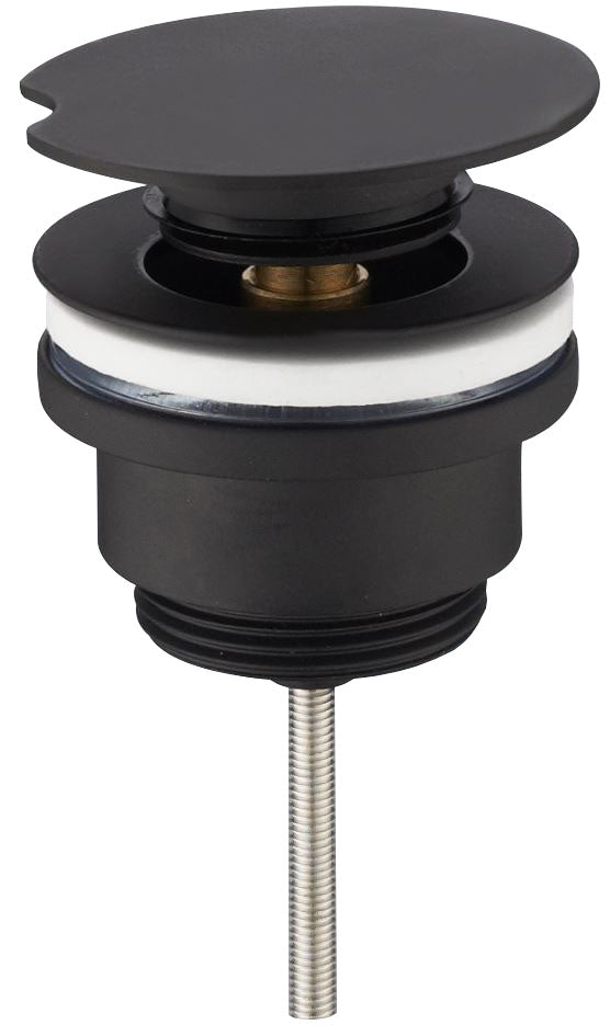 Xellanz Flowe draaiwaste afvoerplug 5/4" - Mat zwart - productfoto #variant_57365694447940