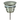 Wiesbaden UniMatch open afvoerplug 5/4'' geborsteld staal - productfoto