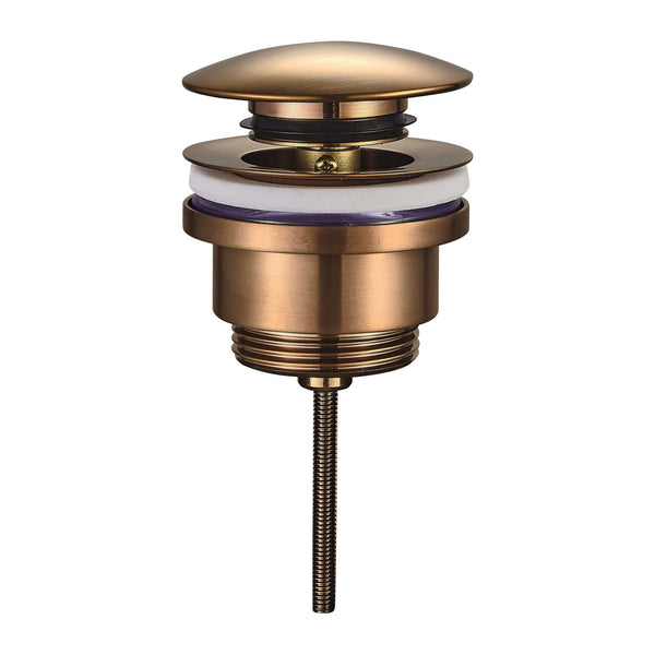 UniMatch bouchon d'évacuation clickwaste 5/4" bronze brossé cuivre PVD