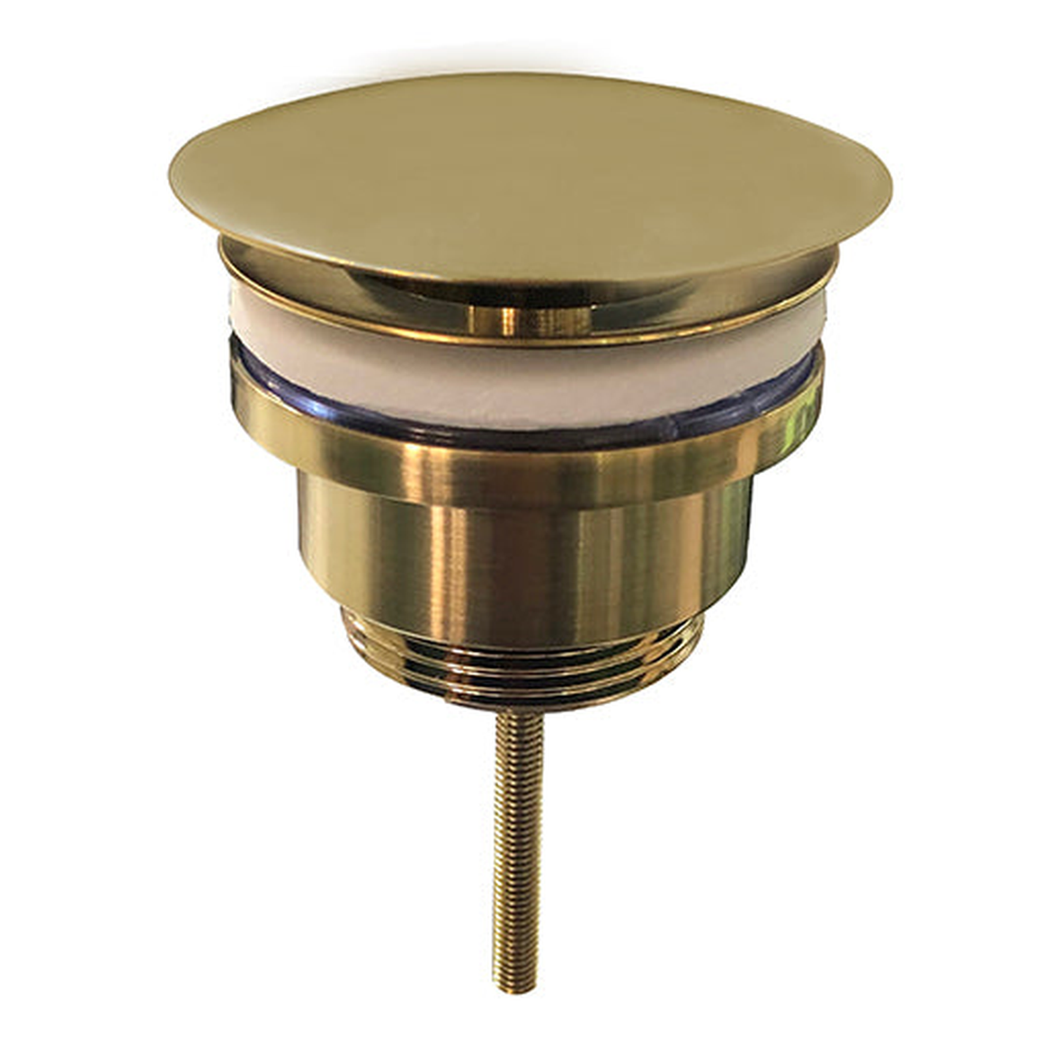 Wiesbaden UniMatch open afvoerplug 5/4'' geborsteld messing PVD - productfoto