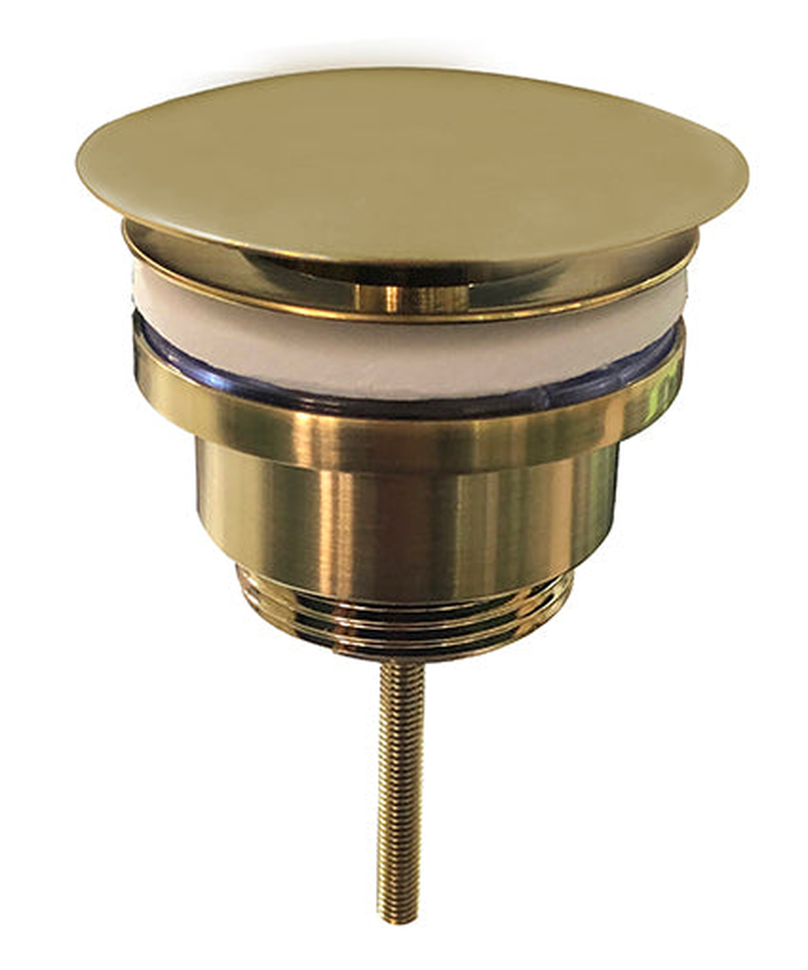 Wiesbaden UniMatch open afvoerplug 5/4'' geborsteld messing PVD - productfoto
