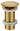 Wiesbaden UniMatch open afvoerplug verlengd geborsteld messing - productfoto