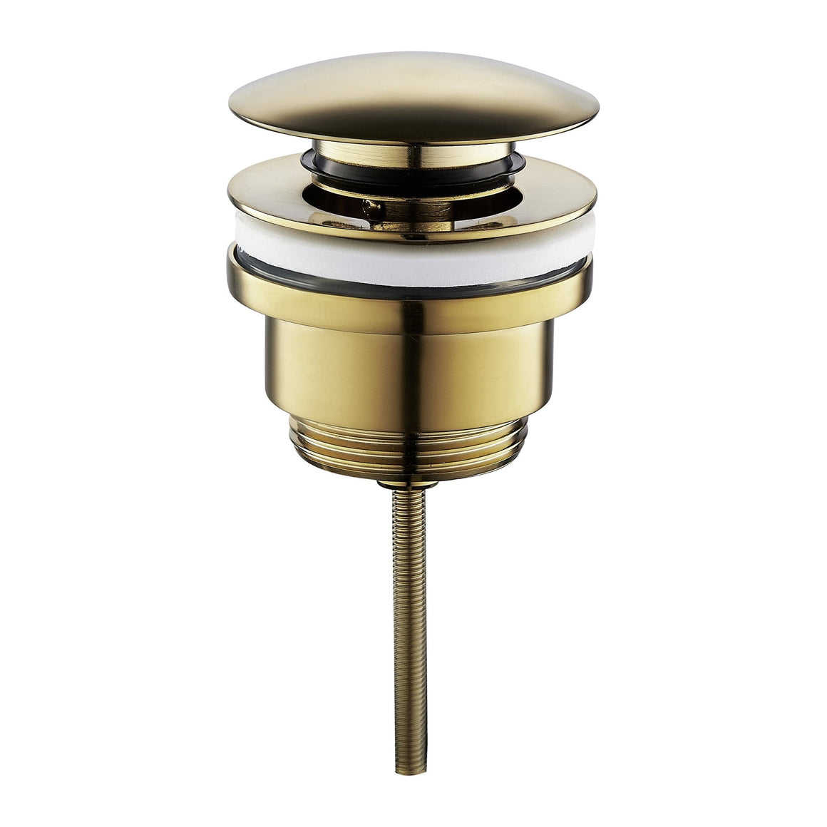 Wiesbaden UniMatch clickwaste afvoerplug 5/4" geborsteld messing PVD - productfoto