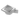 Doucheput PVC met Inox Rooster – Horizontale Uitgang – Ø50 mm