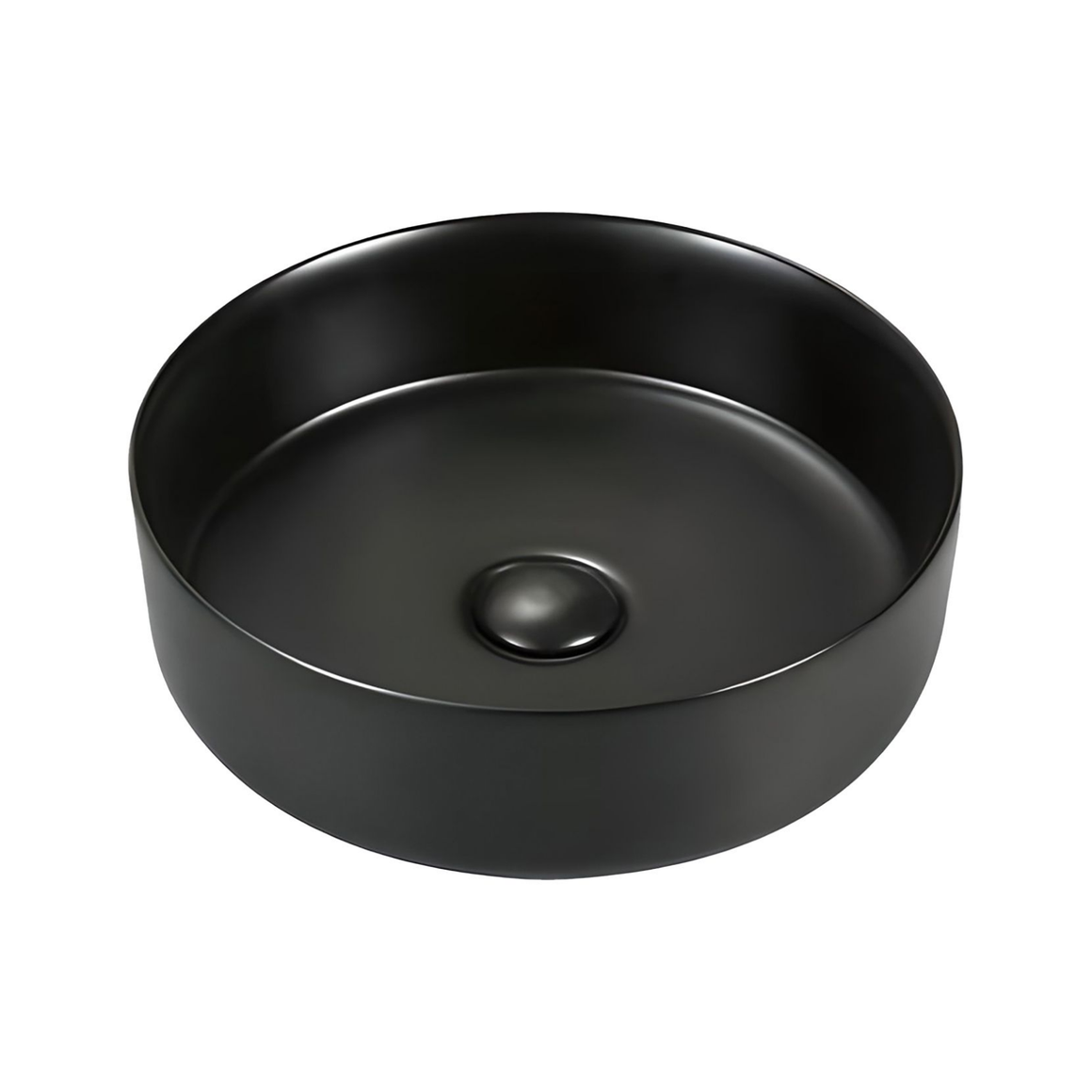 Aloni Fira Waskom – Inclusief Click Waste – Mat Zwart #kleur_mat-zwart