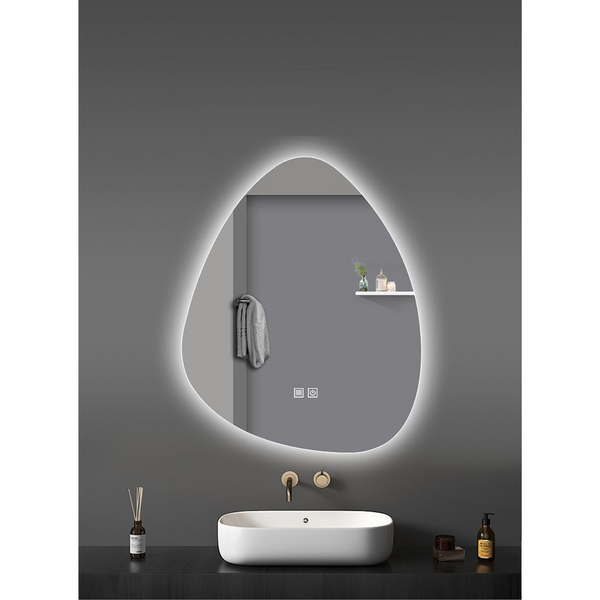 ALONI UOVO LED-SPIEGEL MET VERWARMING & ANTI-CONDENS (100x60CM)