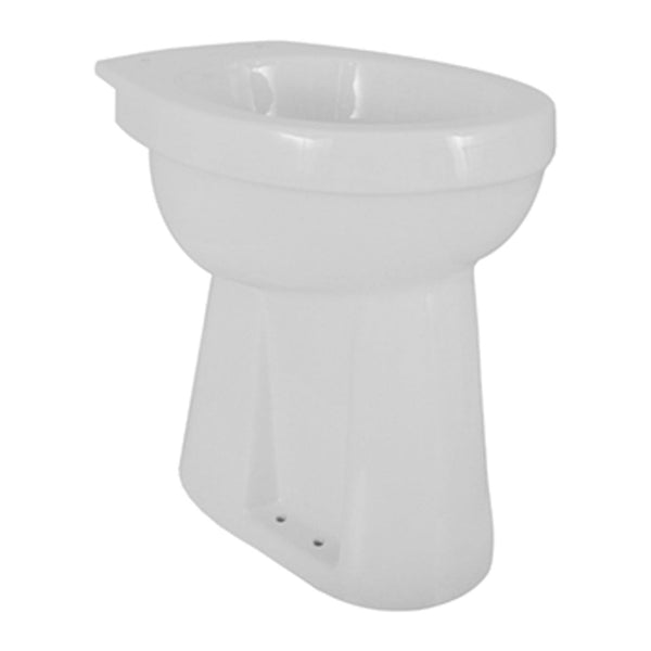 Xellanz Toiletpot verhoogd staand AO 46×46 cm glans wit