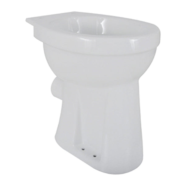 Xellanz Toiletpot verhoogd staand PK 46×46 cm glans wit