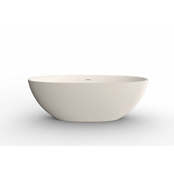 Wiesbaden Chiek vrijstaand ligbad 165 × 75 cm beige