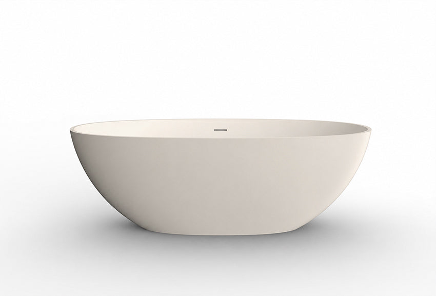 Wiesbaden Chiek vrijstaand ligbad 165 x 75 cm beige - productfoto