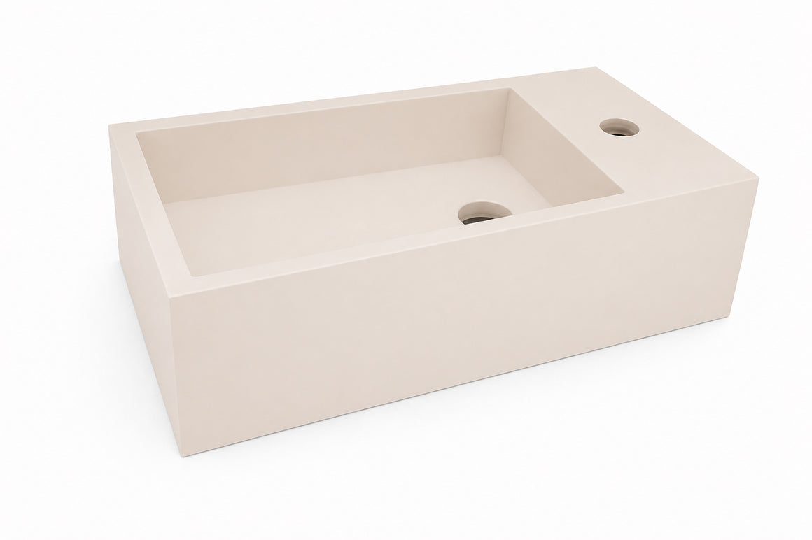 Wiesbaden Lotte fontein solid surface beige Rechts - productfoto