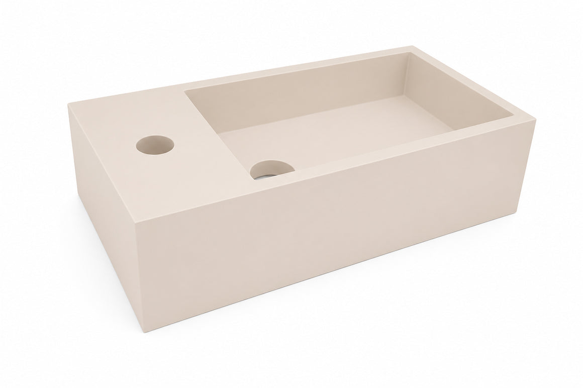 Wiesbaden Lotte fontein solid surface beige Links - productfoto