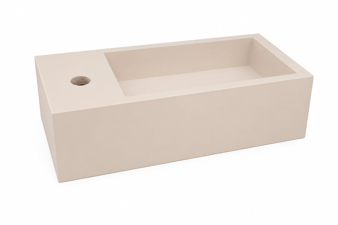 Wiesbaden Lotte fontein solid surface beige Links - productfoto