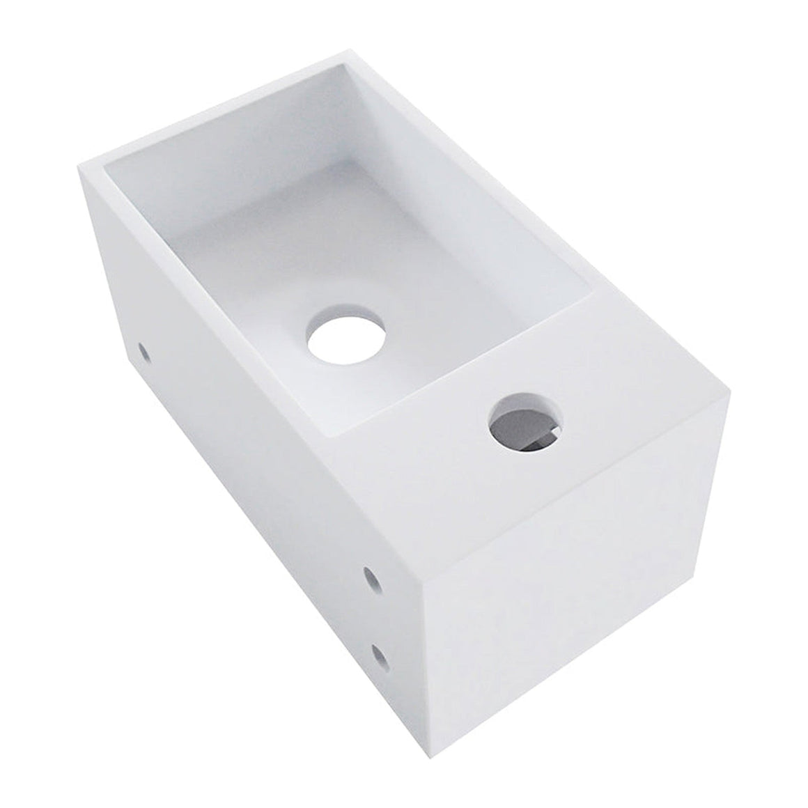 Wiesbaden Wiesbaden Julia fontein solid surface 35x20x16 mat wit / Links - productfoto