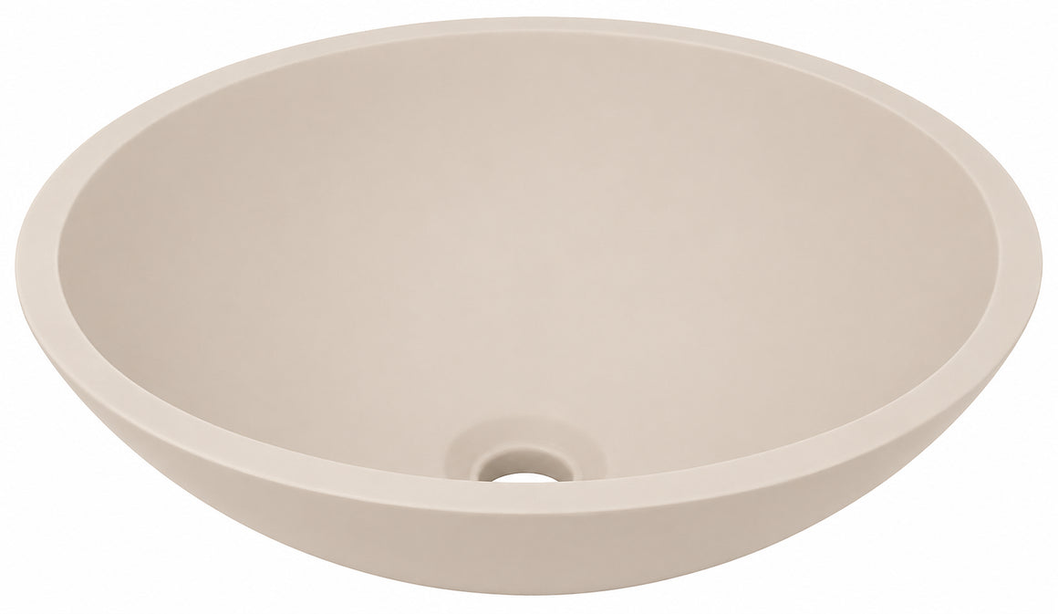 Wiesbaden Valerie waskom rond 43 x 13 cm beige - productfoto