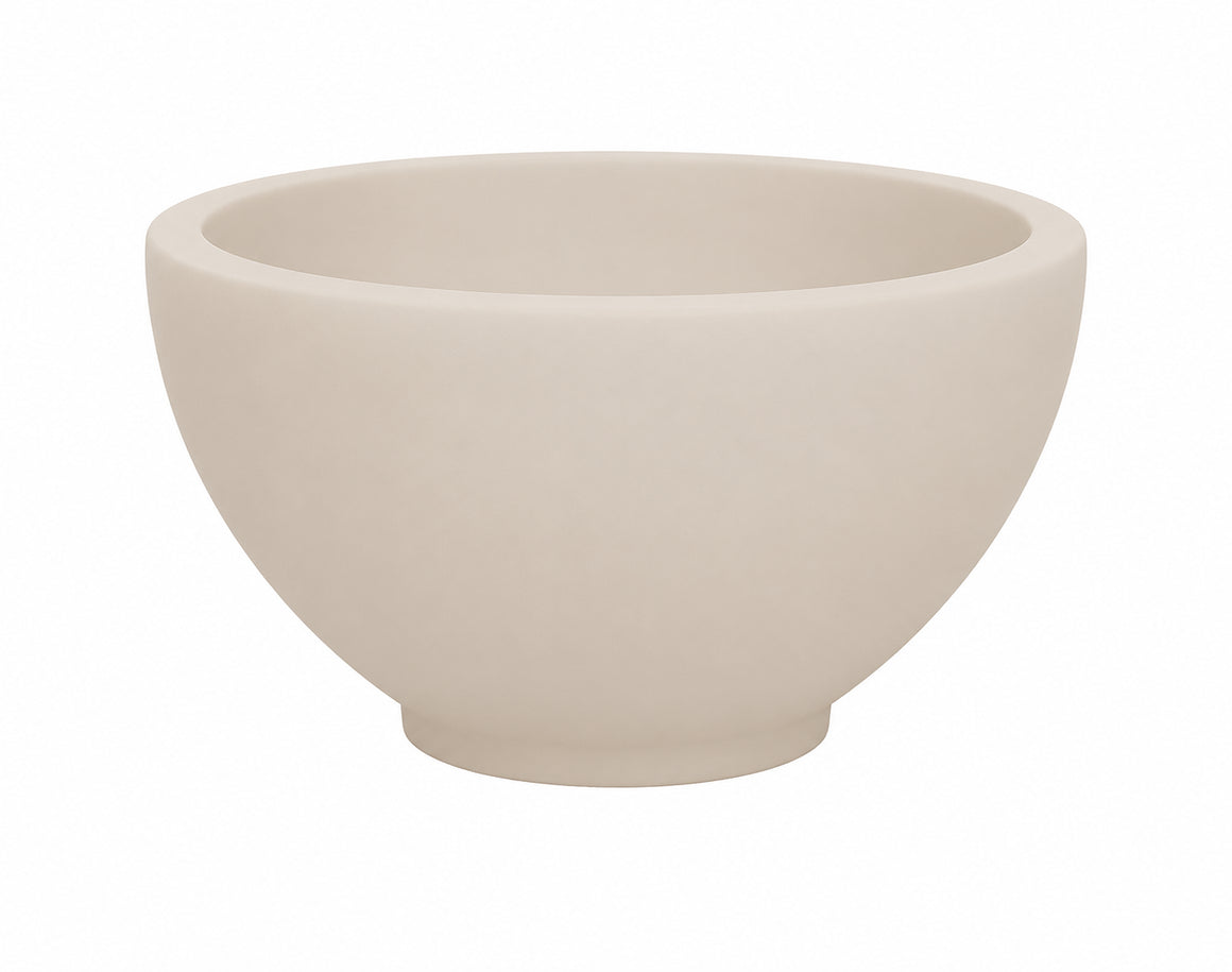 Wiesbaden Tessa waskom rond beige - productfoto