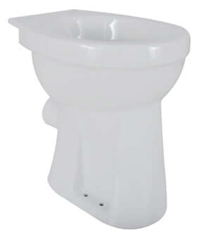 Toilette surélevée debout +6 CV Wiesbaden Blanc
