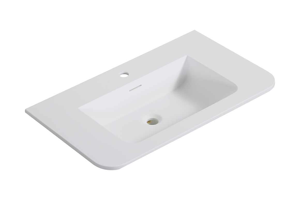 Wiesbaden Wastafel Laro 80 cm Mat wit - productfoto #variant_57229554581828