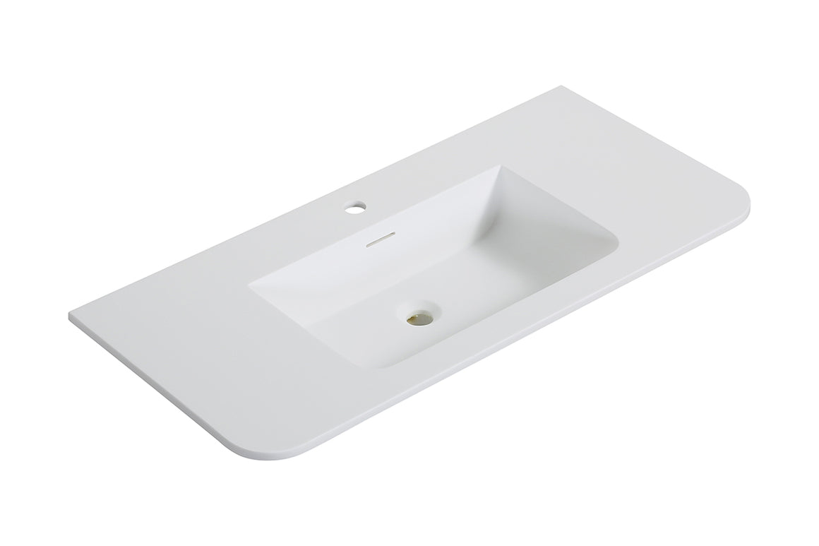 Wiesbaden Wastafel Laro 100 cm Mat wit - productfoto #variant_57229554614596