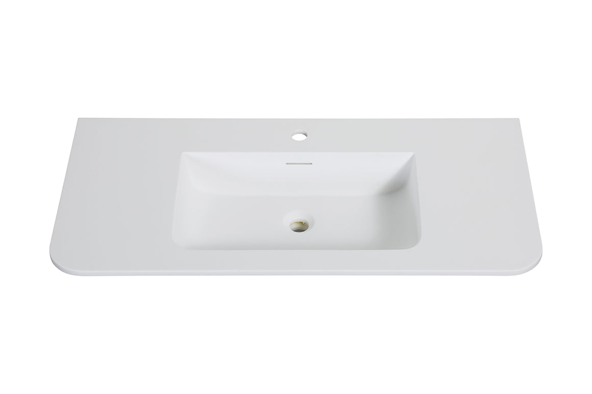 Wiesbaden Wastafel Laro 100 cm Mat wit - productfoto #variant_57229554614596