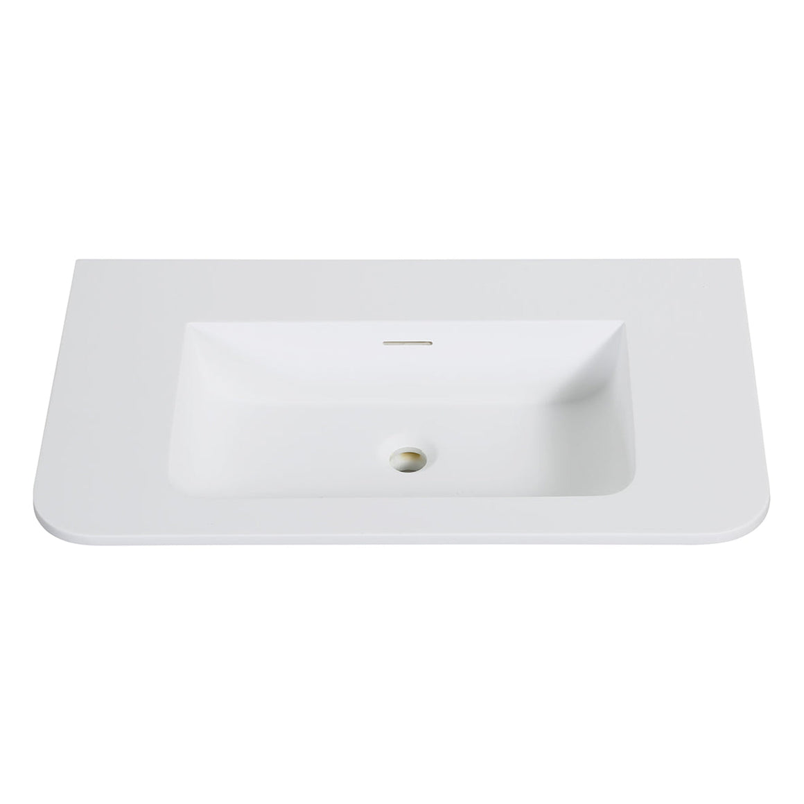Wiesbaden Wastafel Laro 80 cm Mat wit zonder kraangat - productfoto #variant_57229554680132