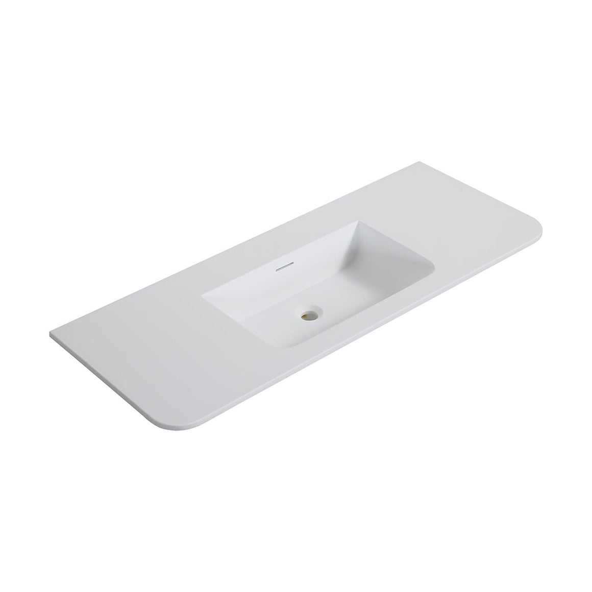 Wiesbaden Wastafel Laro 120 cm Mat wit zonder kraangat - productfoto #variant_57229554712900
