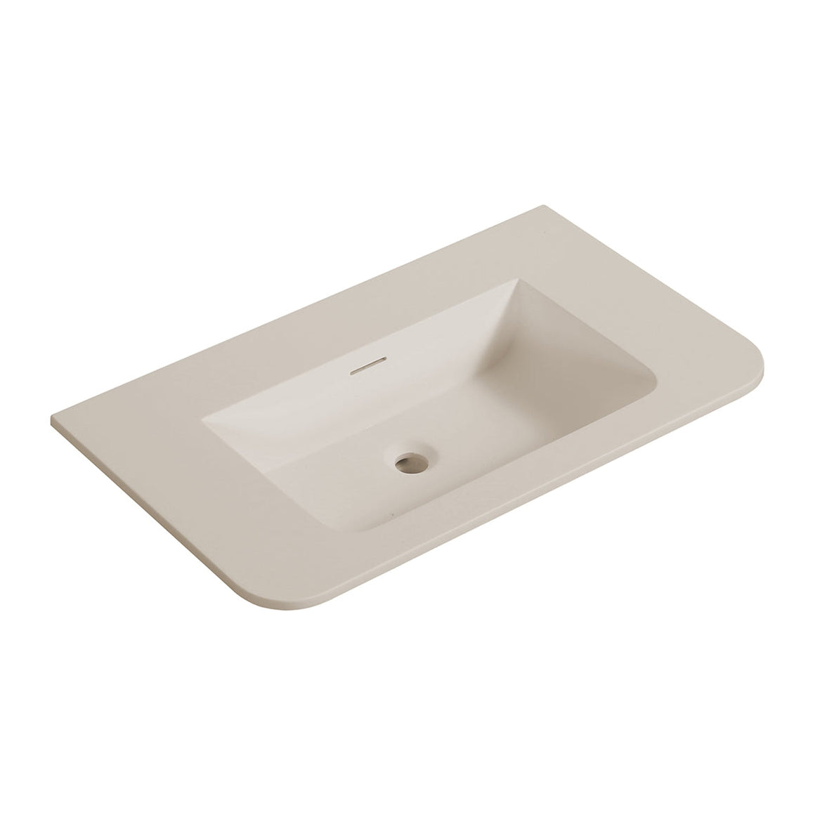 Wiesbaden Wastafel Laro 80 cm Beige zonder kraangat - productfoto #variant_57229554843972